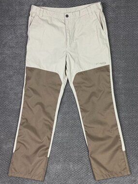 Columbia PHG Brush Pants Men's 40 x 34 Beige Brown Briar Outdoor Ripstop Hunting